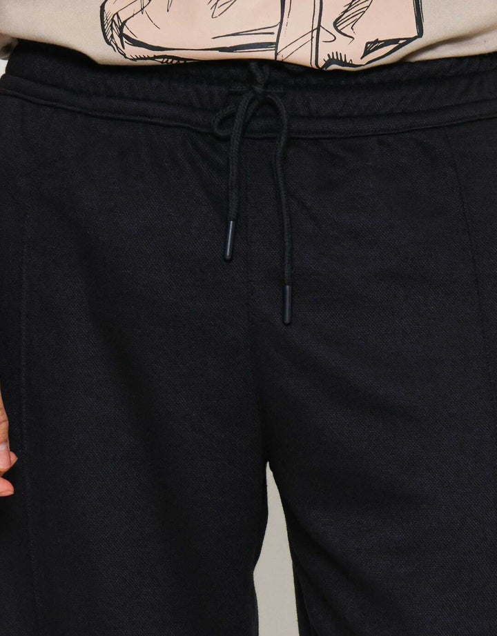 Nevada Knit Regular Texture Front Pintuck Celana Panjang Pria