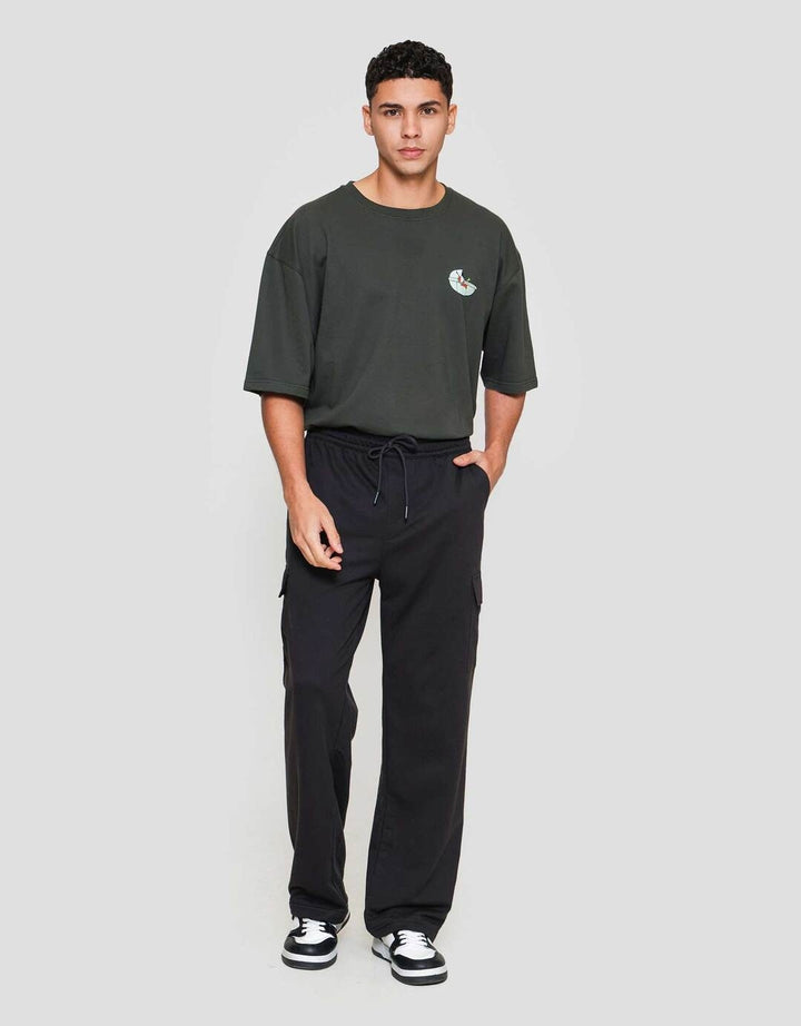 Nevada Loose Basic Cargo Ribstop Celana Panjang Pria