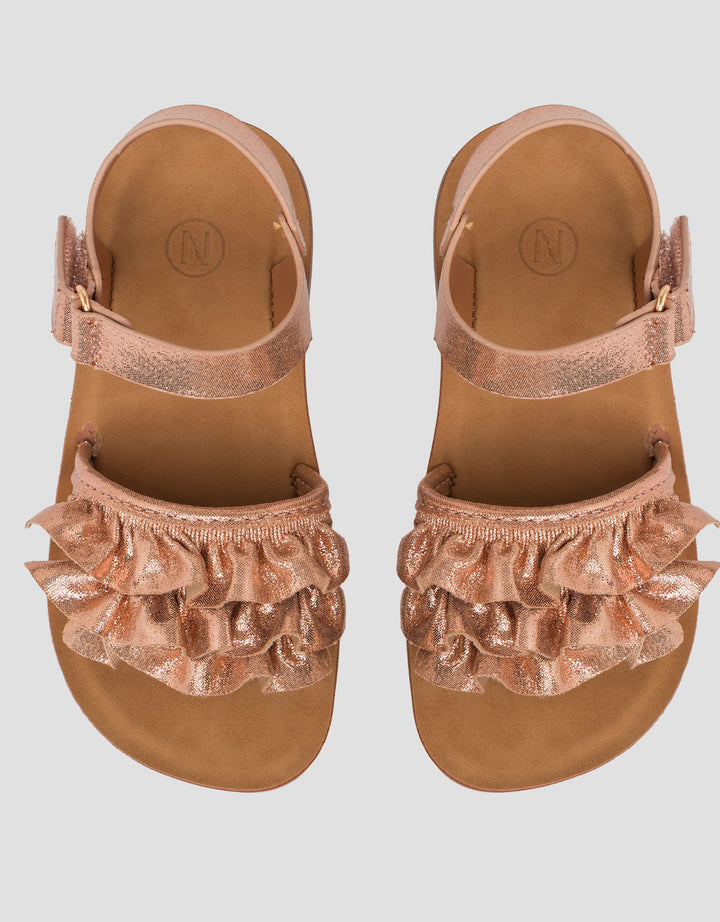Nevada Sandal Slingback Ruffles Anak Perempuan