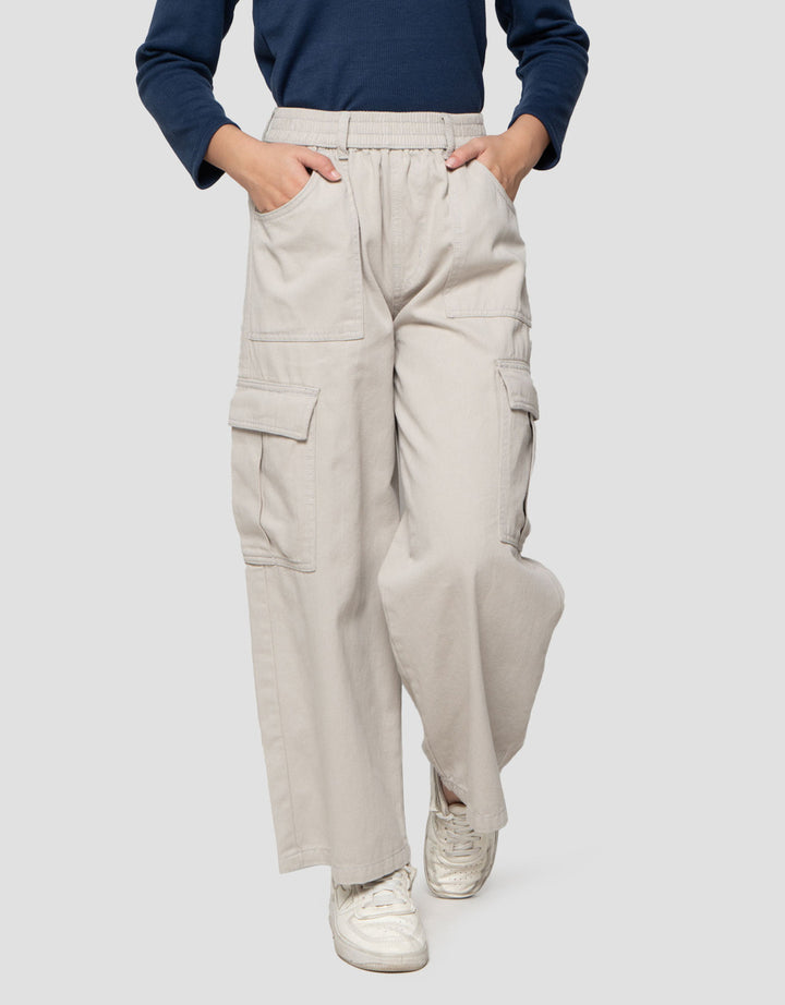 Nevada Tempel Celana Cargo Anak Perempuan