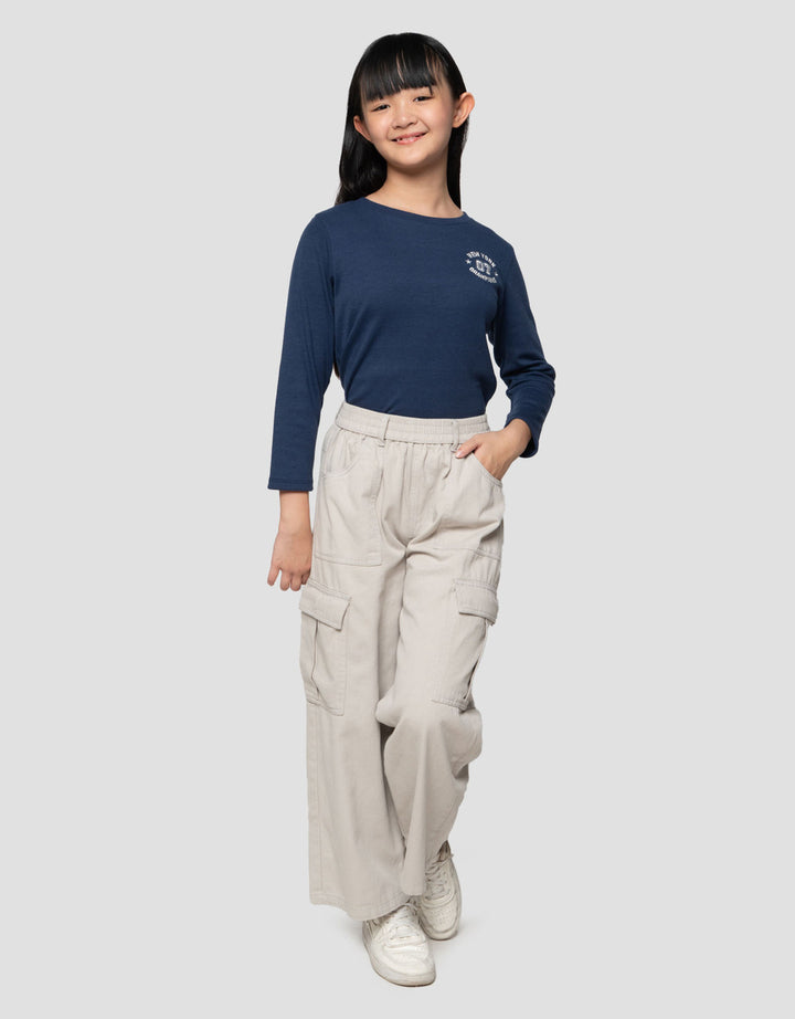 Nevada Tempel Celana Cargo Anak Perempuan