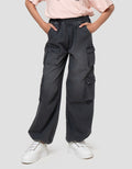 Nevada Wide Leg Kantong Celana Denim Anak Perempuan