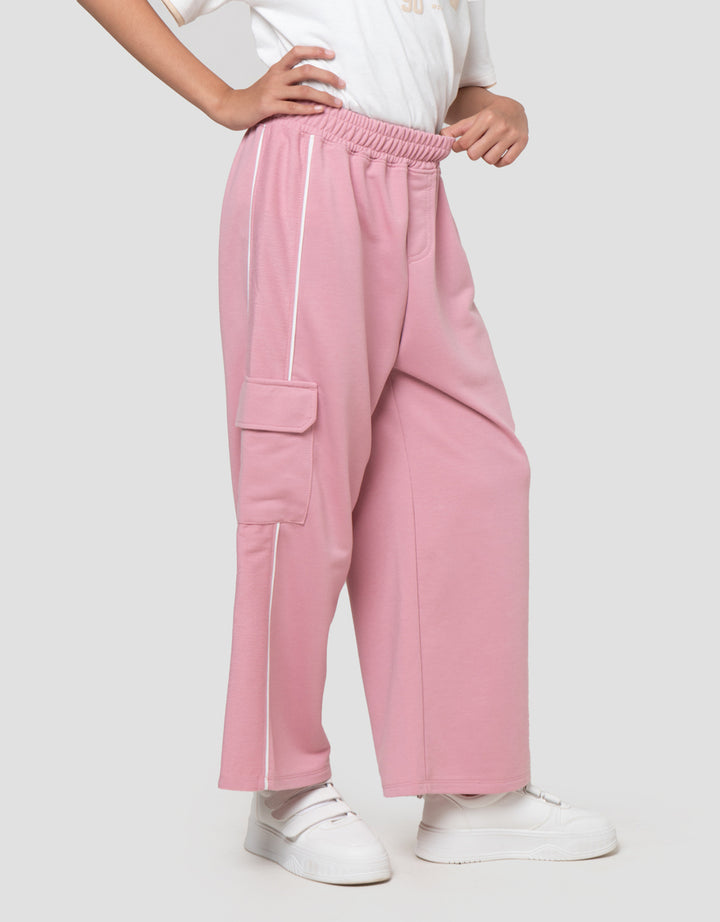 Nevada Knit Pinggang Karet List Celana Anak Perempuan