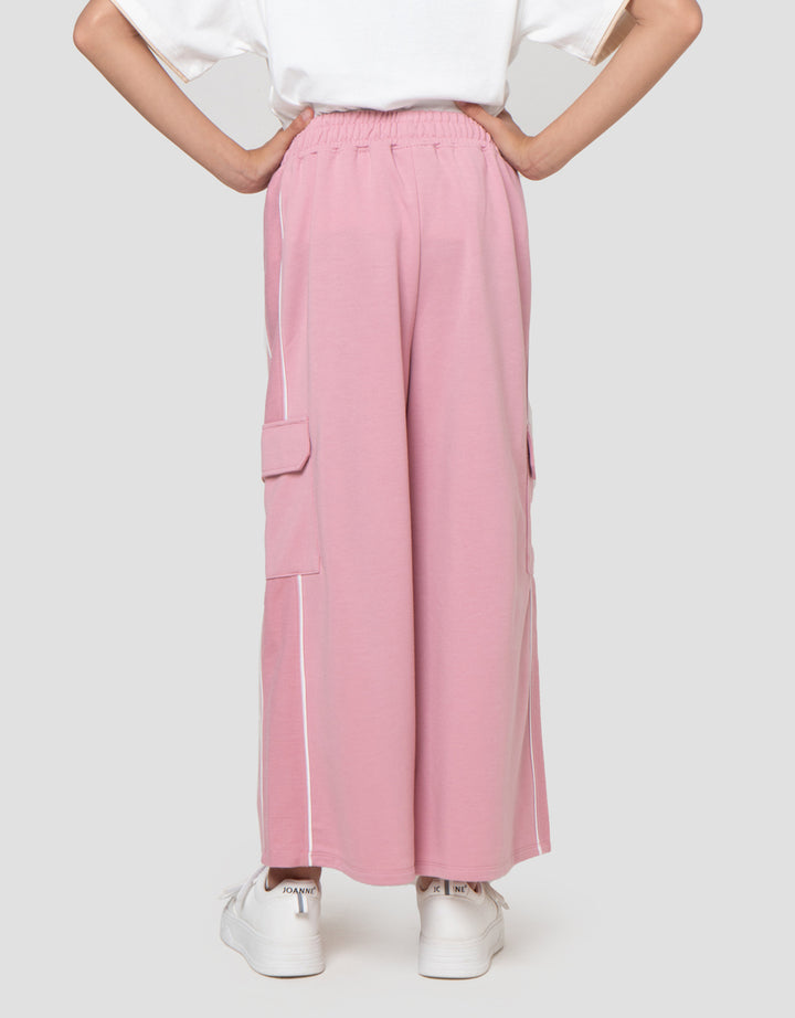 Nevada Knit Pinggang Karet List Celana Anak Perempuan