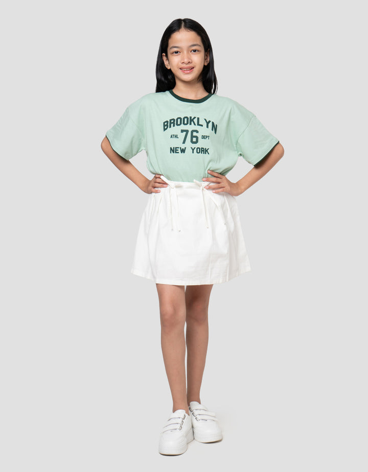 Nevada Lipit Full Aplikasi Pita Celana Rok Anak Perempuan