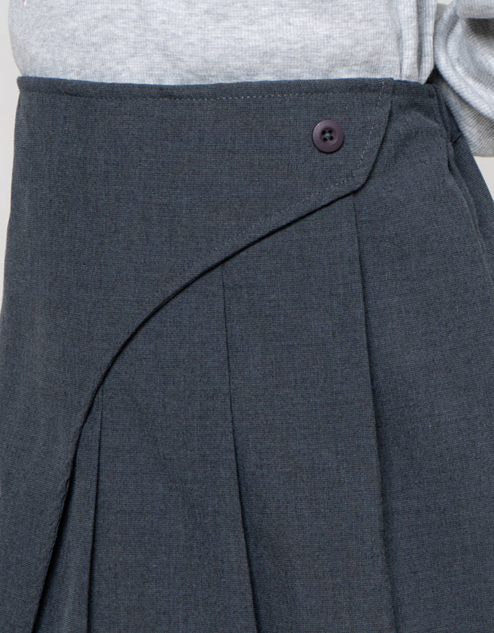 Nevada Lipit Kancing Celana Rok Anak Perempuan