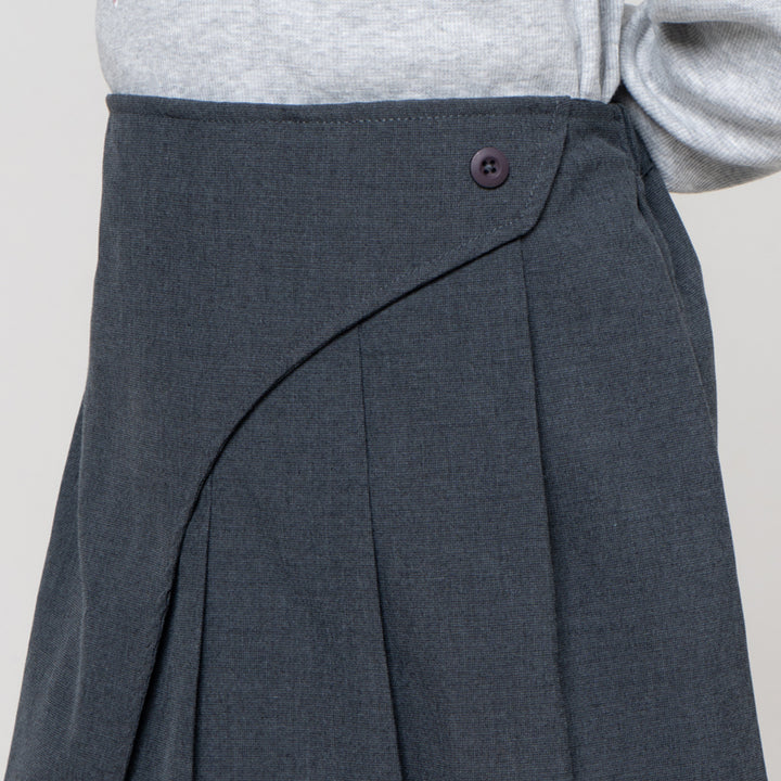 Nevada Lipit Kancing Celana Rok Anak Perempuan