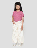 Little M Wide Leg With Contrast Stitch Celana Anak Perempuan