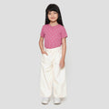Little M Wide Leg With Contrast Stitch Celana Anak Perempuan