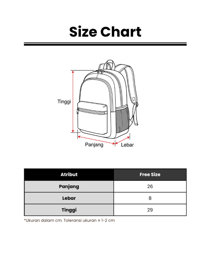 MXM CAPIBARA BACKPACK ANAK PEREMPUAN