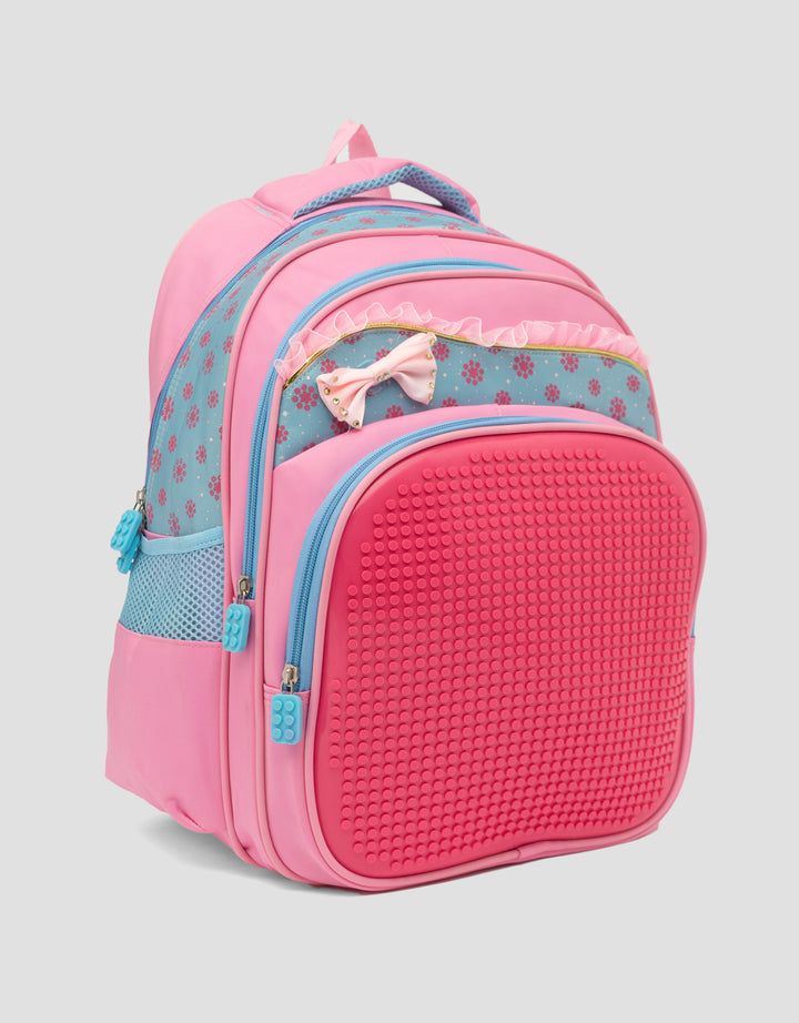 MxM Brick Detail Backpack Anak Perempuan