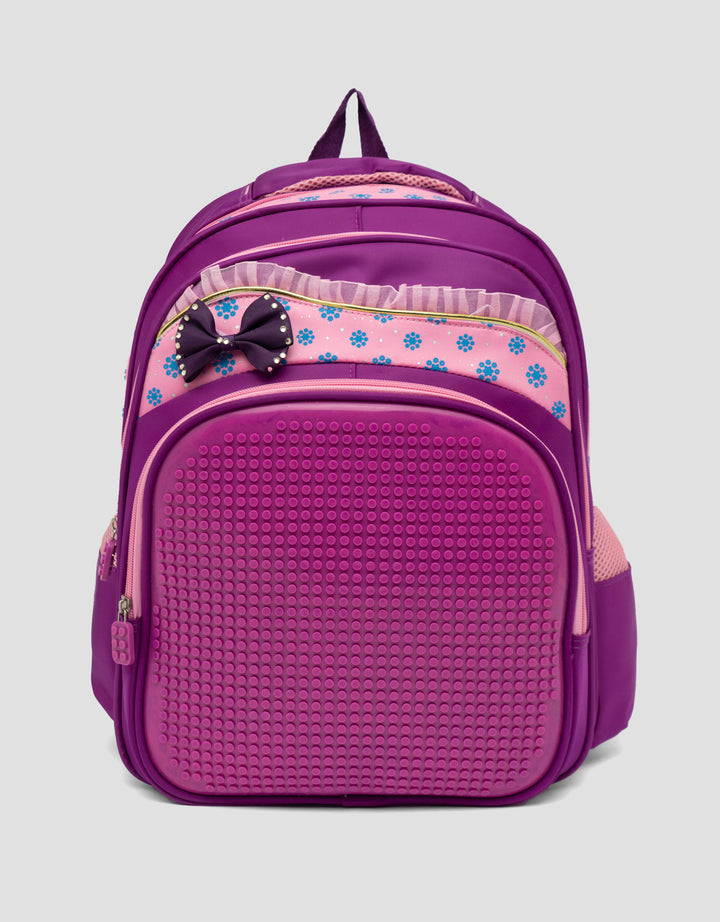 MxM Brick Detail Backpack Anak Perempuan