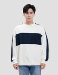 Nevada Cut And Sewn Two Tone Sweater Pria