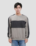 Nevada Cut And Sewn Two Tone Sweater Pria