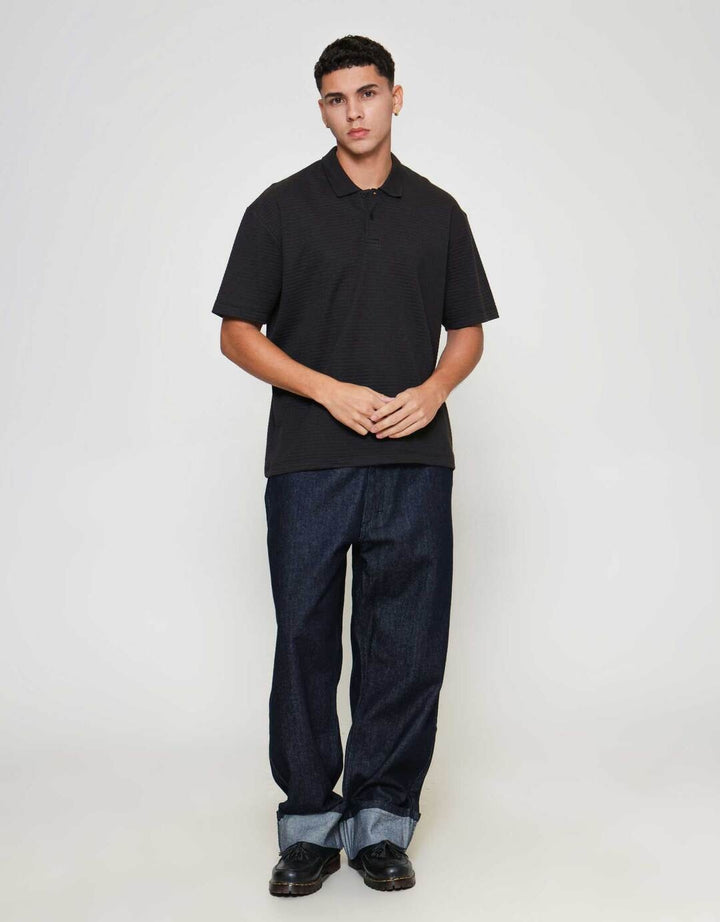 ZES Men Texture Etienne Kaos Polo Pria ETIENNE