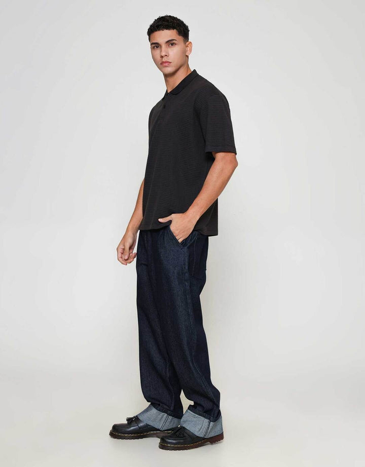 ZES Men Texture Etienne Kaos Polo Pria ETIENNE