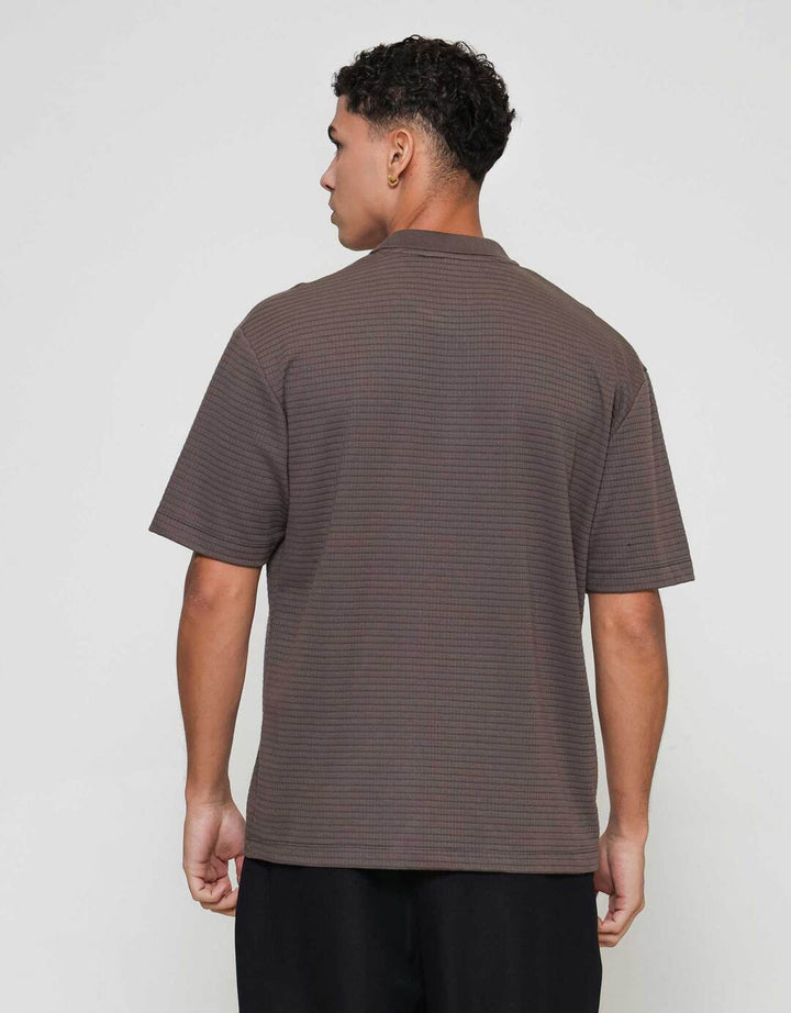 ZES Men Texture Etienne Kaos Polo Pria ETIENNE