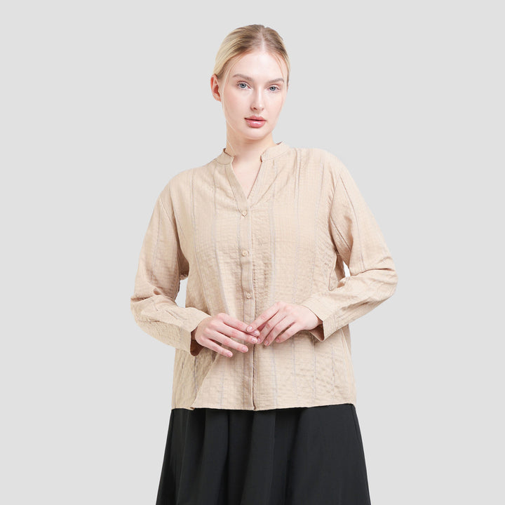 Connexion Melody Kerah Shanghai Blouse Wanita