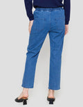 Connexion Drawstring Denim Jogger Wanita