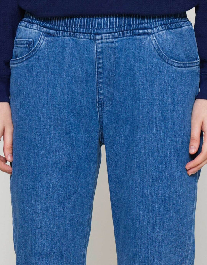 Connexion Drawstring Denim Jogger Wanita