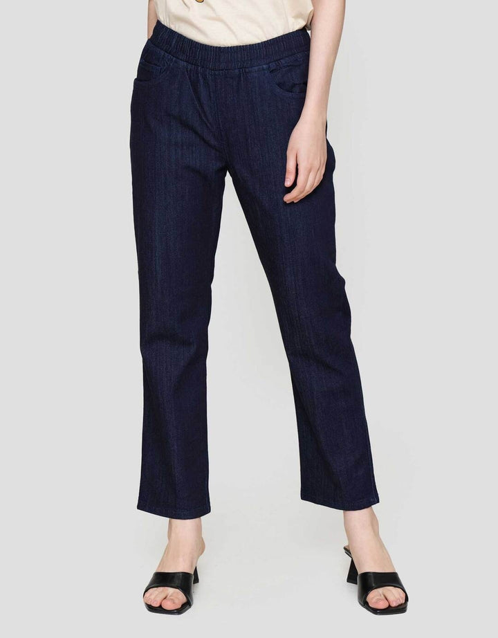 Connexion Drawstring Denim Jogger Wanita