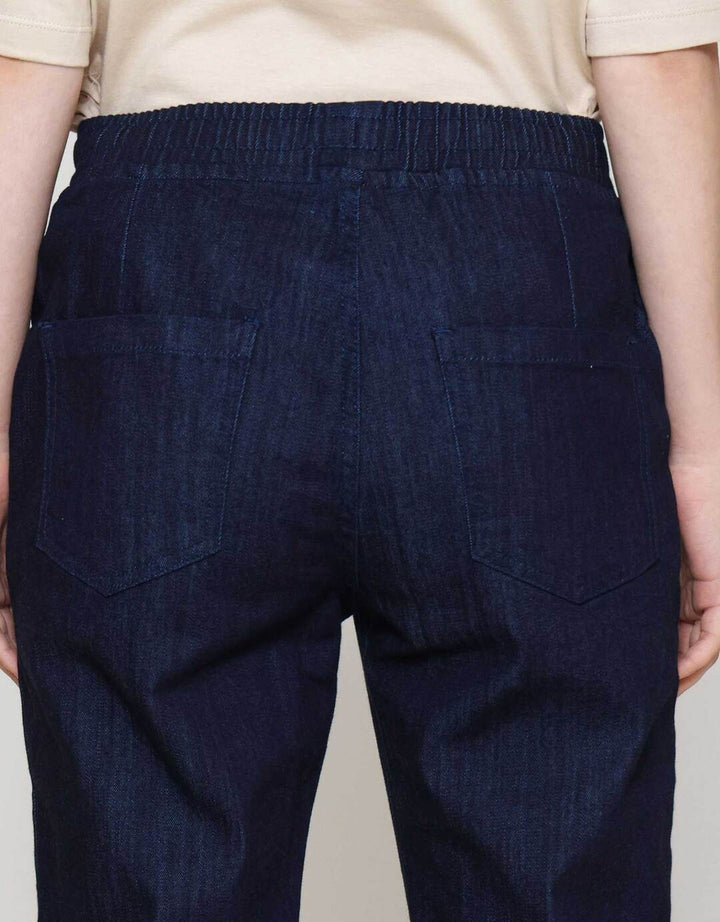 Connexion Drawstring Denim Jogger Wanita