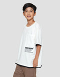 Nevada Terry Front Pocket With Small Print Kaos Anak Laki-laki