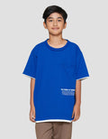 Nevada Terry Front Pocket With Small Print Kaos Anak Laki-laki
