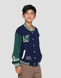 Nevada Knit Varsity Patch Big Jaket Anak Laki-laki