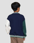 Nevada Knit Varsity Patch Big Jaket Anak Laki-laki