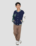 Nevada Knit Varsity Patch Big Jaket Anak Laki-laki