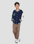 Nevada Knit Varsity Patch Big Jaket Anak Laki-laki
