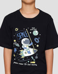 Nevada Print Two Sided Astronaut From Moon Kaos Anak Laki-laki