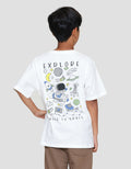 Nevada Print Two Sided Astronaut Explore Kaos Anak Laki-laki