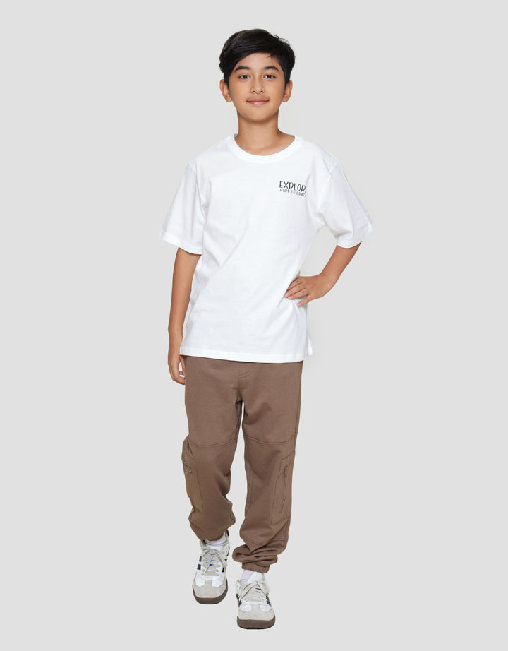 Nevada Print Two Sided Astronaut Explore Kaos Anak Laki-laki