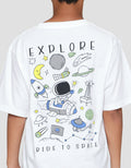 Nevada Print Two Sided Astronaut Explore Kaos Anak Laki-laki