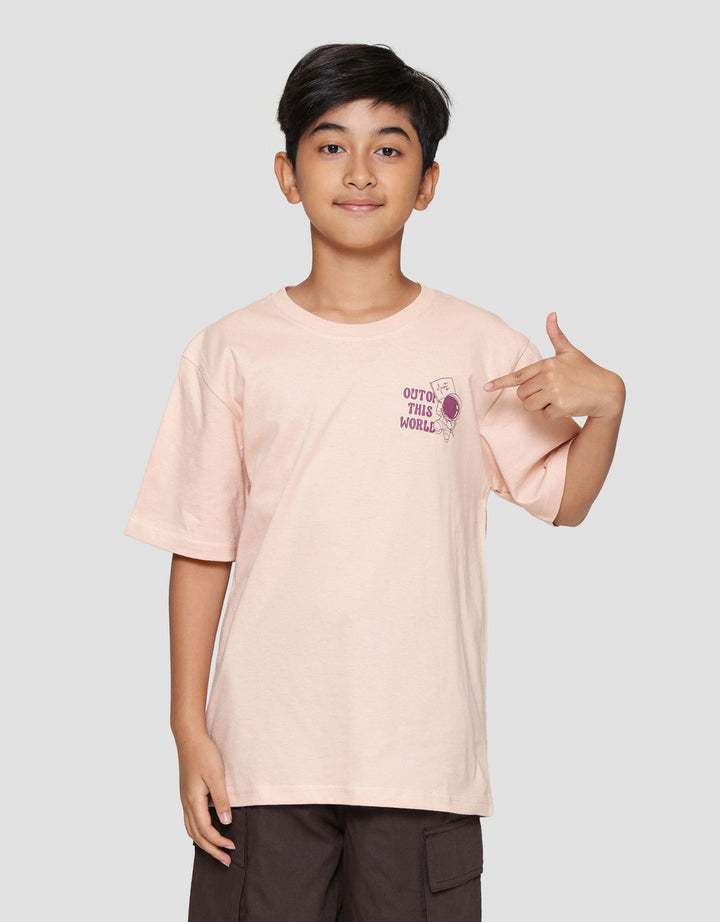 Nevada Print Astronaut Out Of This World Kaos Anak Laki-laki