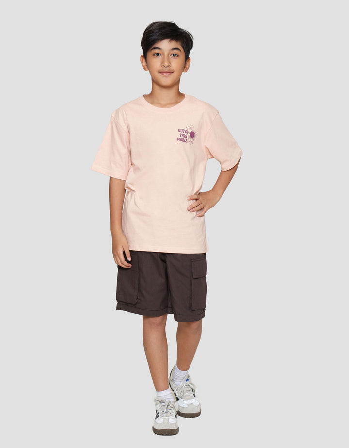 Nevada Print Astronaut Out Of This World Kaos Anak Laki-laki