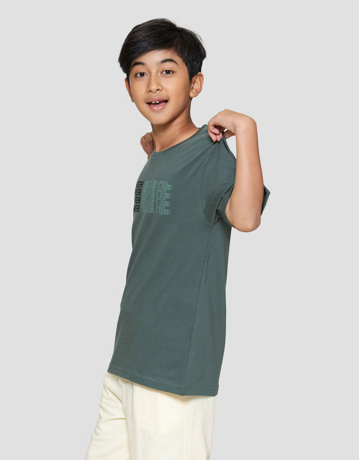 Nevada Print Never More Kaos Anak Laki-laki