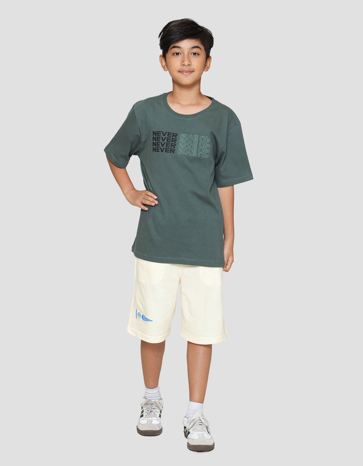 Nevada Print Never More Kaos Anak Laki-laki