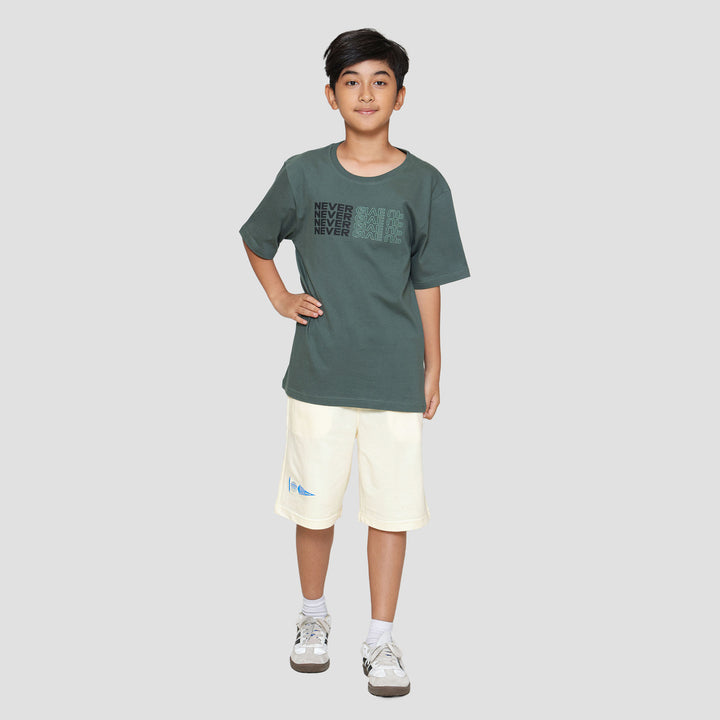 Nevada Print Never More Kaos Anak Laki-laki