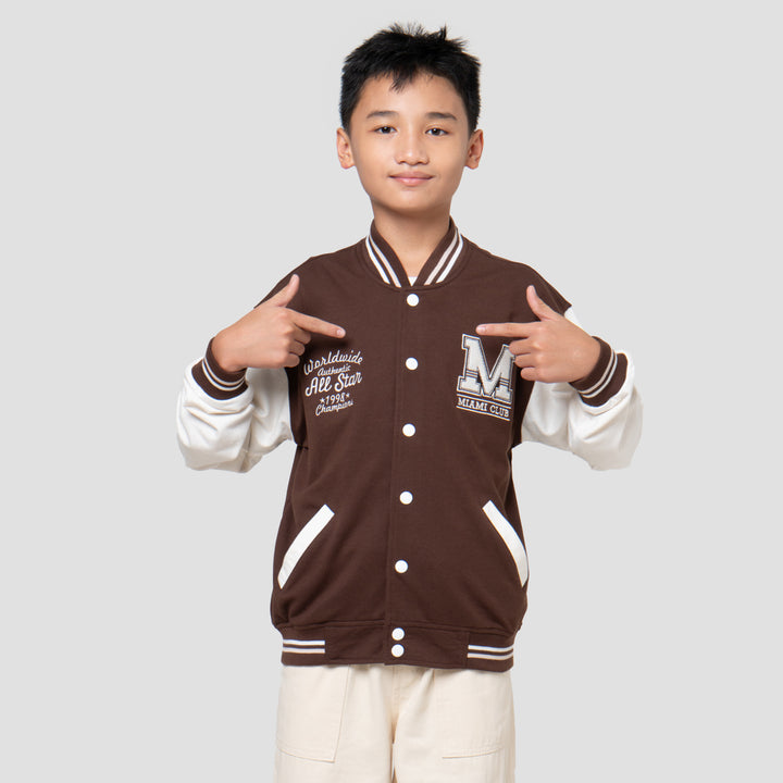 Nevada Varsity Embro Jaket Anak Laki-laki