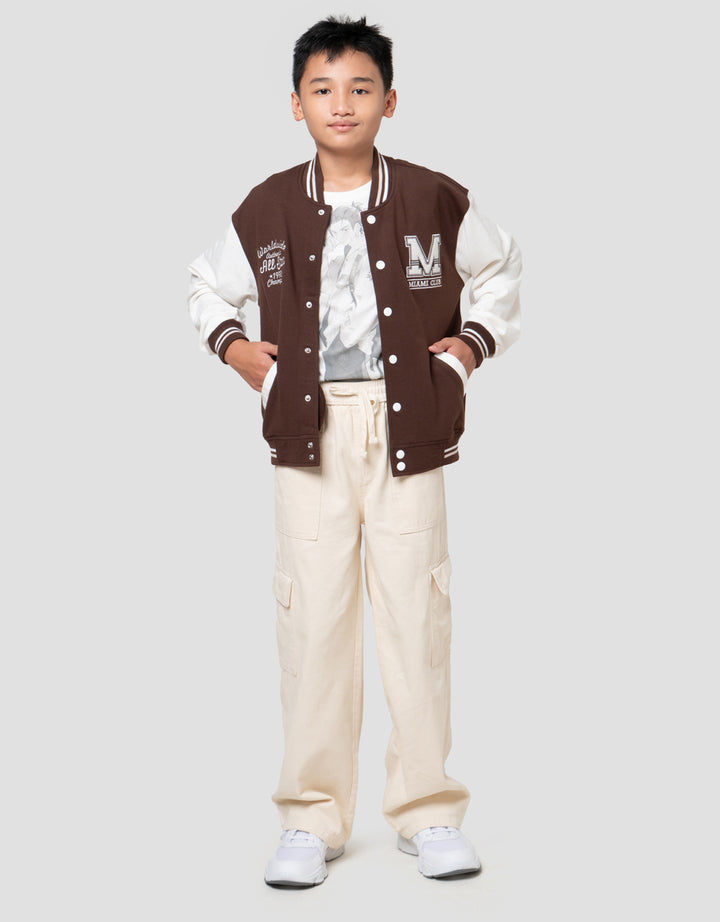 Nevada Varsity Embro Jaket Anak Laki-laki