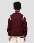 Nevada Varsity Contrast Sleeve Curve With Embro Jaket Anak Laki-laki