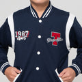 Nevada Varsity Contrast With Embro Jaket Anak Laki-laki
