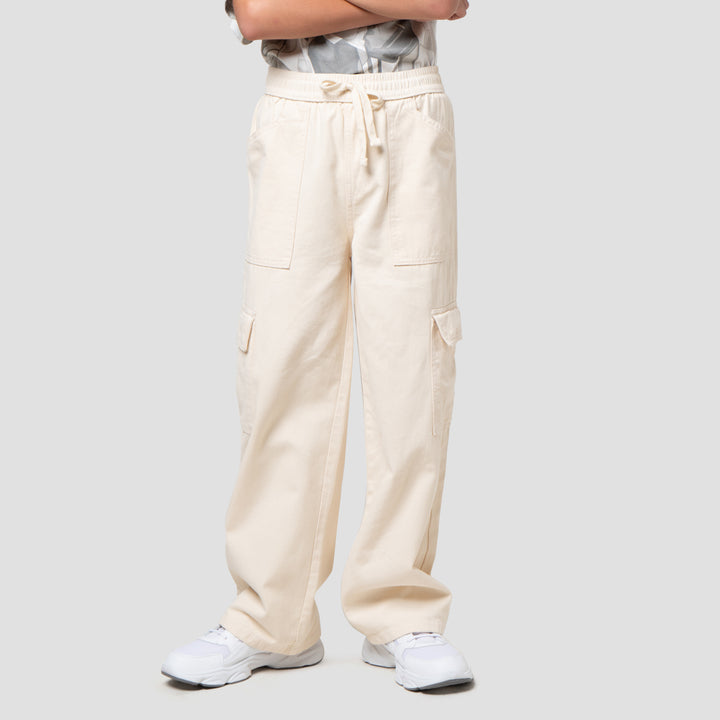 Nevada Karet Non Stretch Regular 3D Celana Cargo Anak Laki-laki