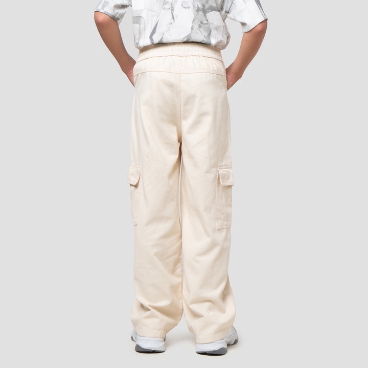 Nevada Karet Non Stretch Regular 3D Celana Cargo Anak Laki-laki