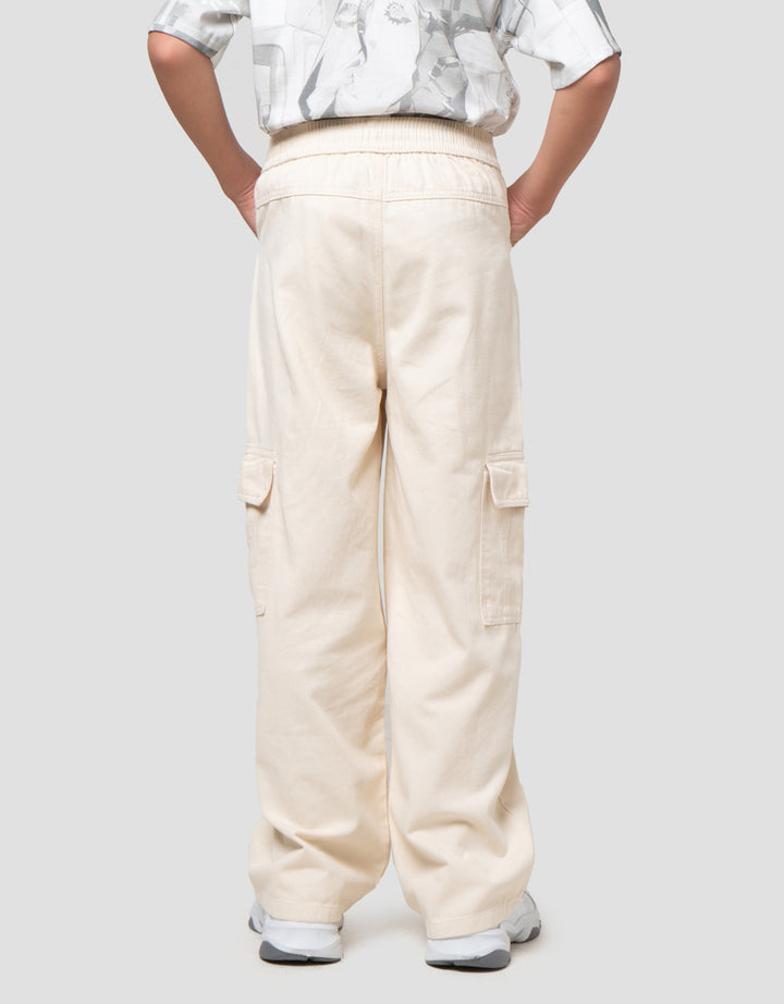 Nevada Karet Non Stretch Regular 3D Celana Cargo Anak Laki-laki