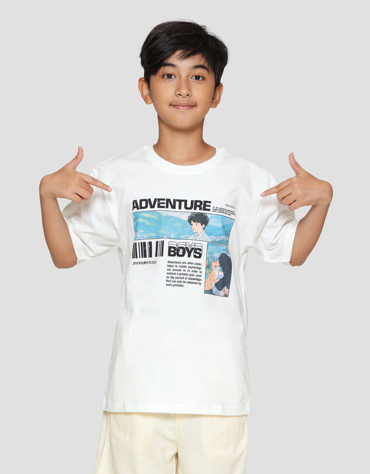 Nevada Photo Print Adventure Kaos Anak Laki-laki