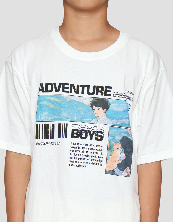 Nevada Photo Print Adventure Kaos Anak Laki-laki